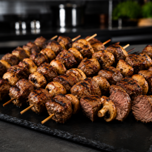50 Brochetas Vacuno Champiñón