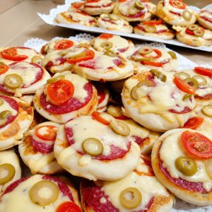 Mini Pizza Salame (25 o 50 uni.)