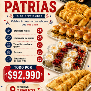 PACK FIESTAS PATRIAS $92.990