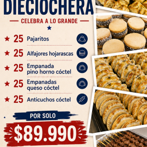 Promo Dieciochera $89.990